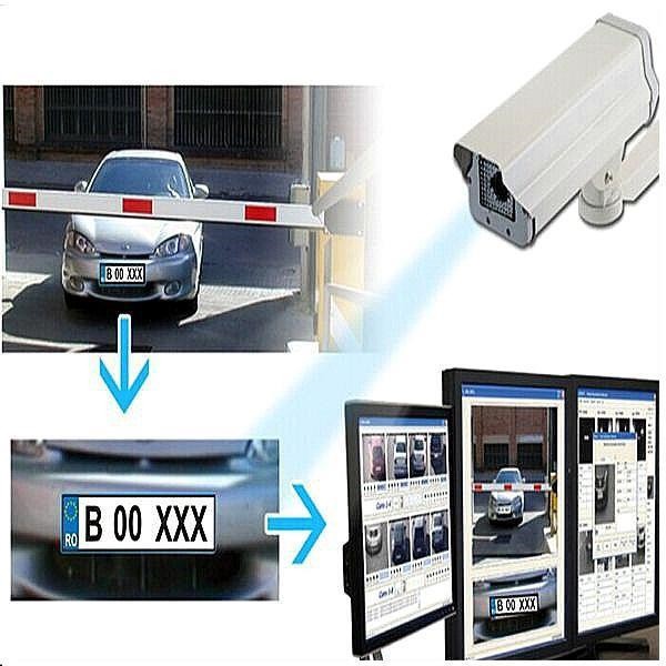 ANPR LPR kameros automobilių valdymo sistema su programine įranga